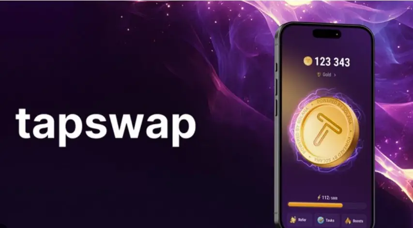 Обзор мини игры TapSwap Обзор мини игры TapSwap