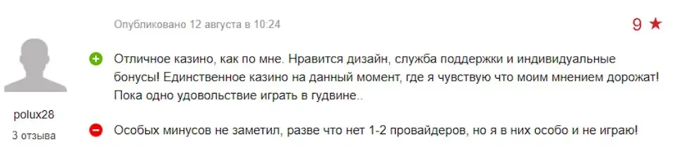 Оценка игрока Оценка игрока