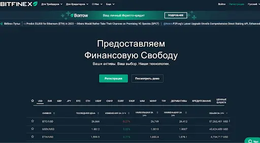 Криптобиржа Bitfinex Криптобиржа Bitfinex