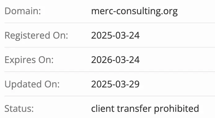 Merc Consulting домен домен Merc Consulting